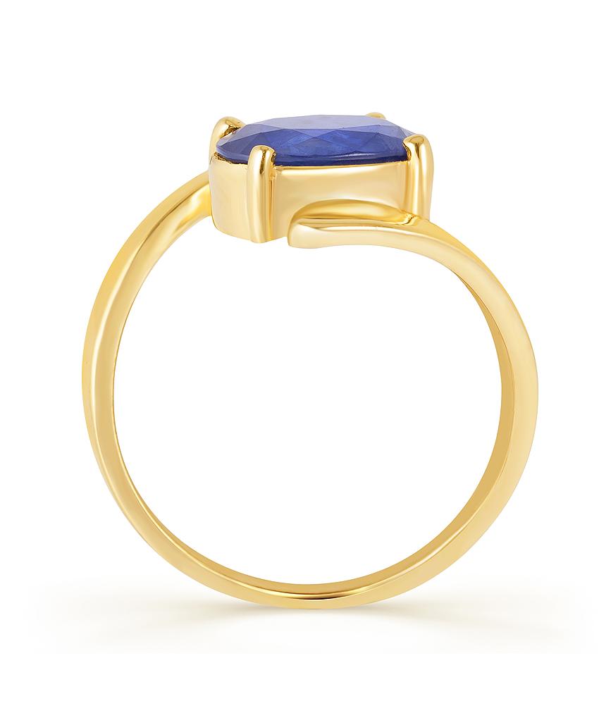 Dreamy Blue Sapphire (Neelam) gold ring 3