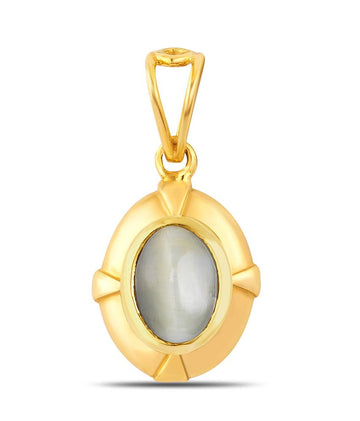 Passion Cats eye (Lehsuniya) gold pendant 1

