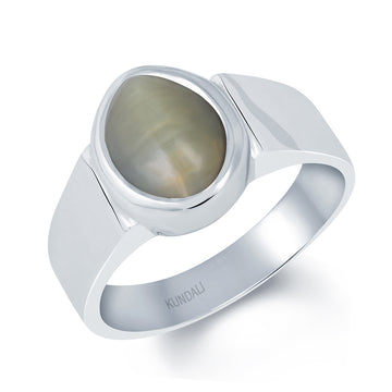 Czar Cats eye (Lehsuniya) silver ring 1