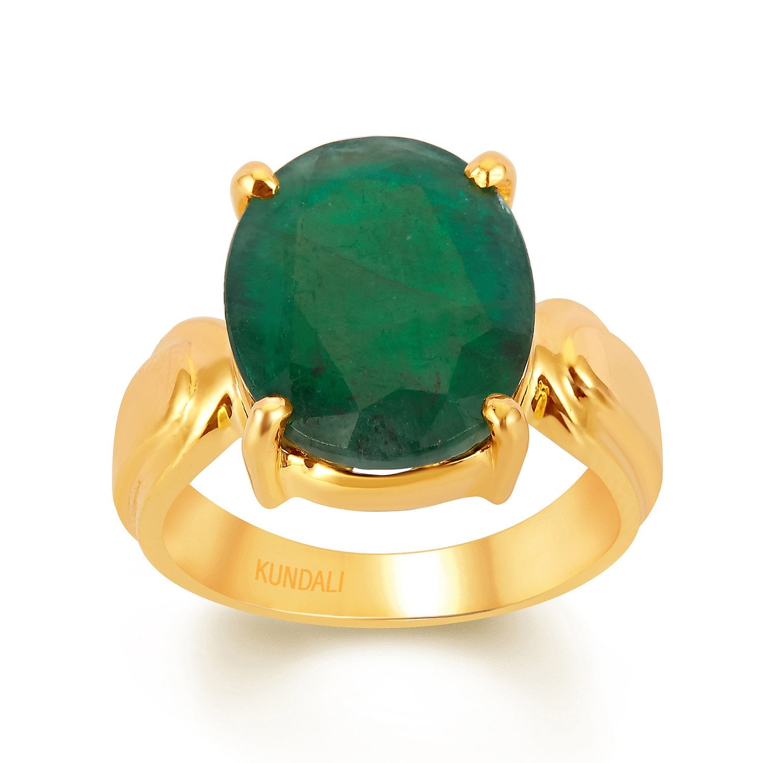 Timeless Emerald (Panna) gold ring 2
