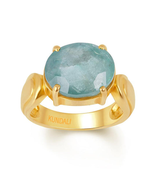 Timeless Emerald (Panna) gold ring 2
