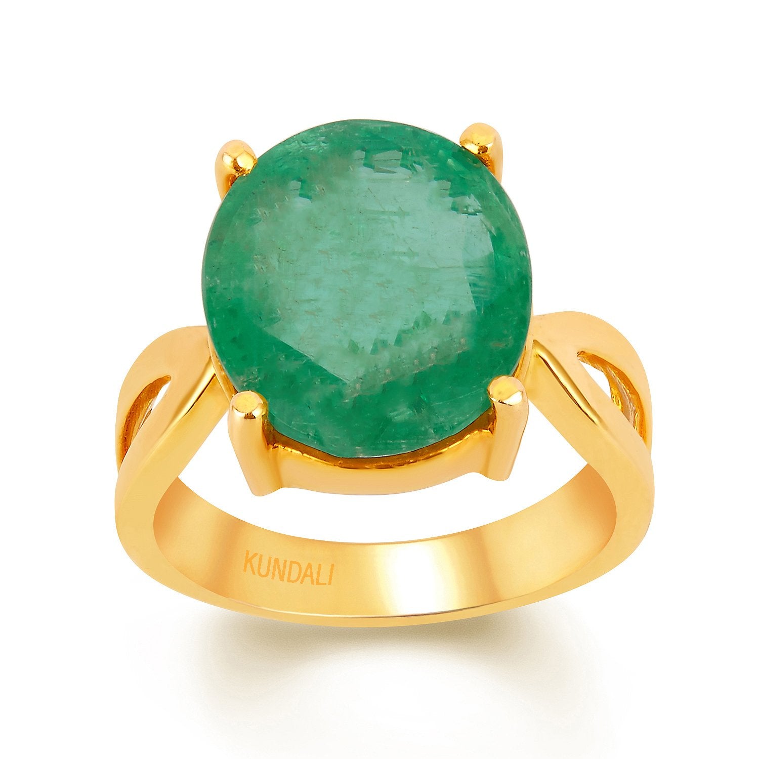 Grace Emerald (Panna) gold ring 5
