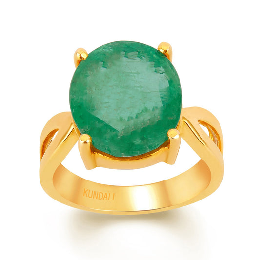 Grace Emerald (Panna) gold ring 5
