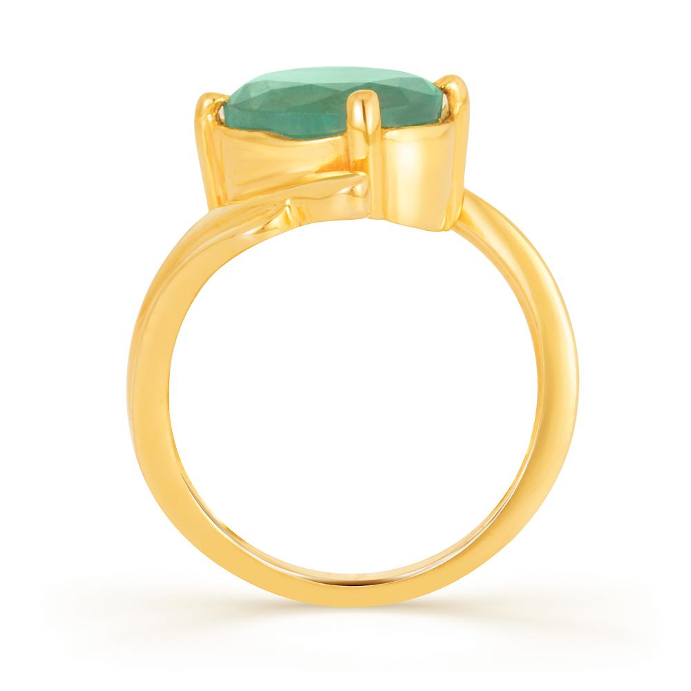 Vibrance Emerald (Panna) gold ring 3
