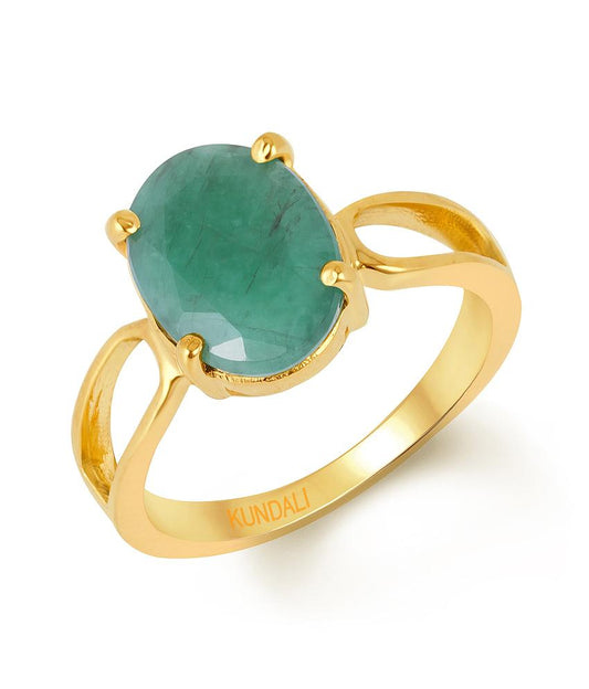 Diana Emerald (Panna) gold ring 1
