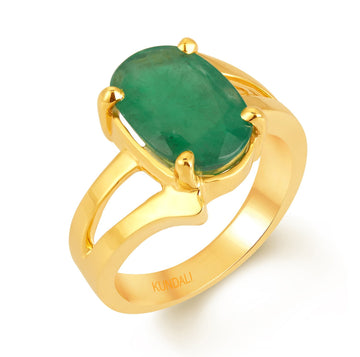 Elegant Emerald (Panna) gold ring 1
