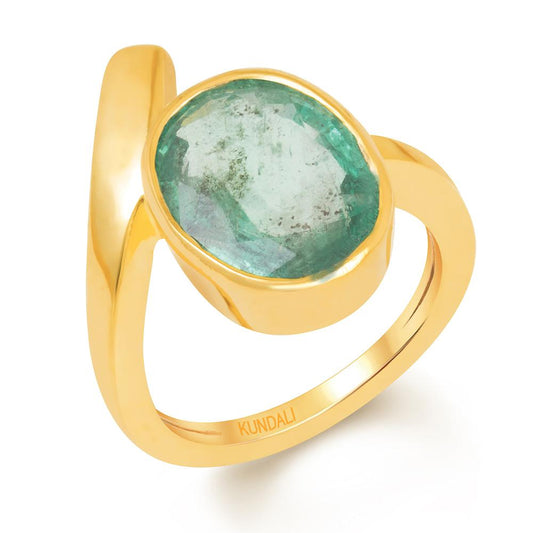 Soul Emerald (Panna) gold ring 1
