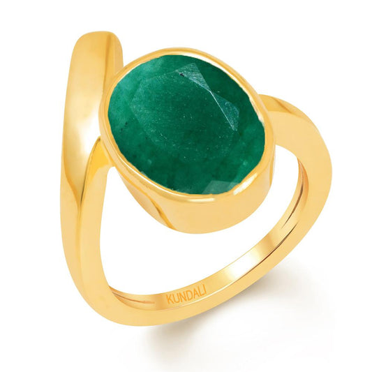 Soul Emerald (Panna) gold ring 1
