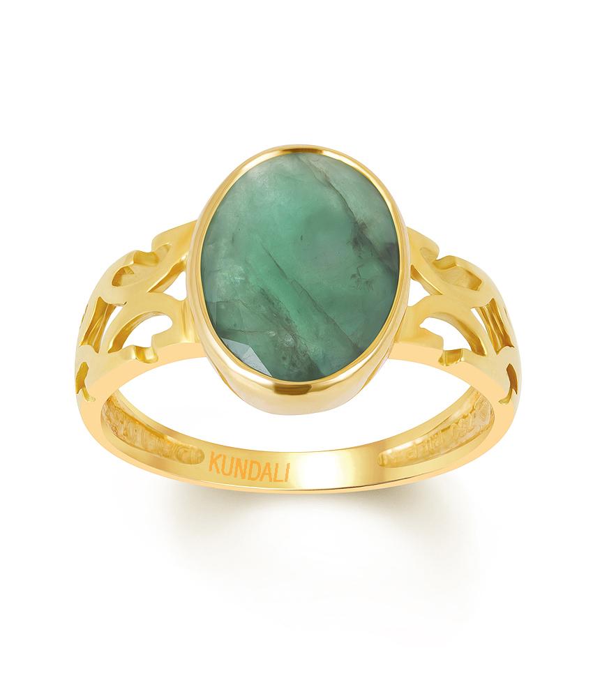 Harmony Emerald (Panna) gold ring 2
