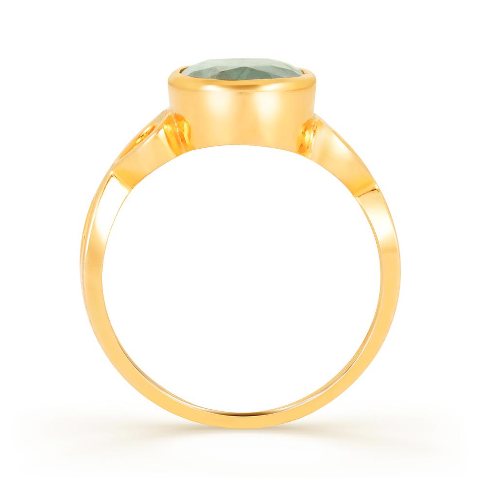 Heart Emerald (Panna) gold ring 3
