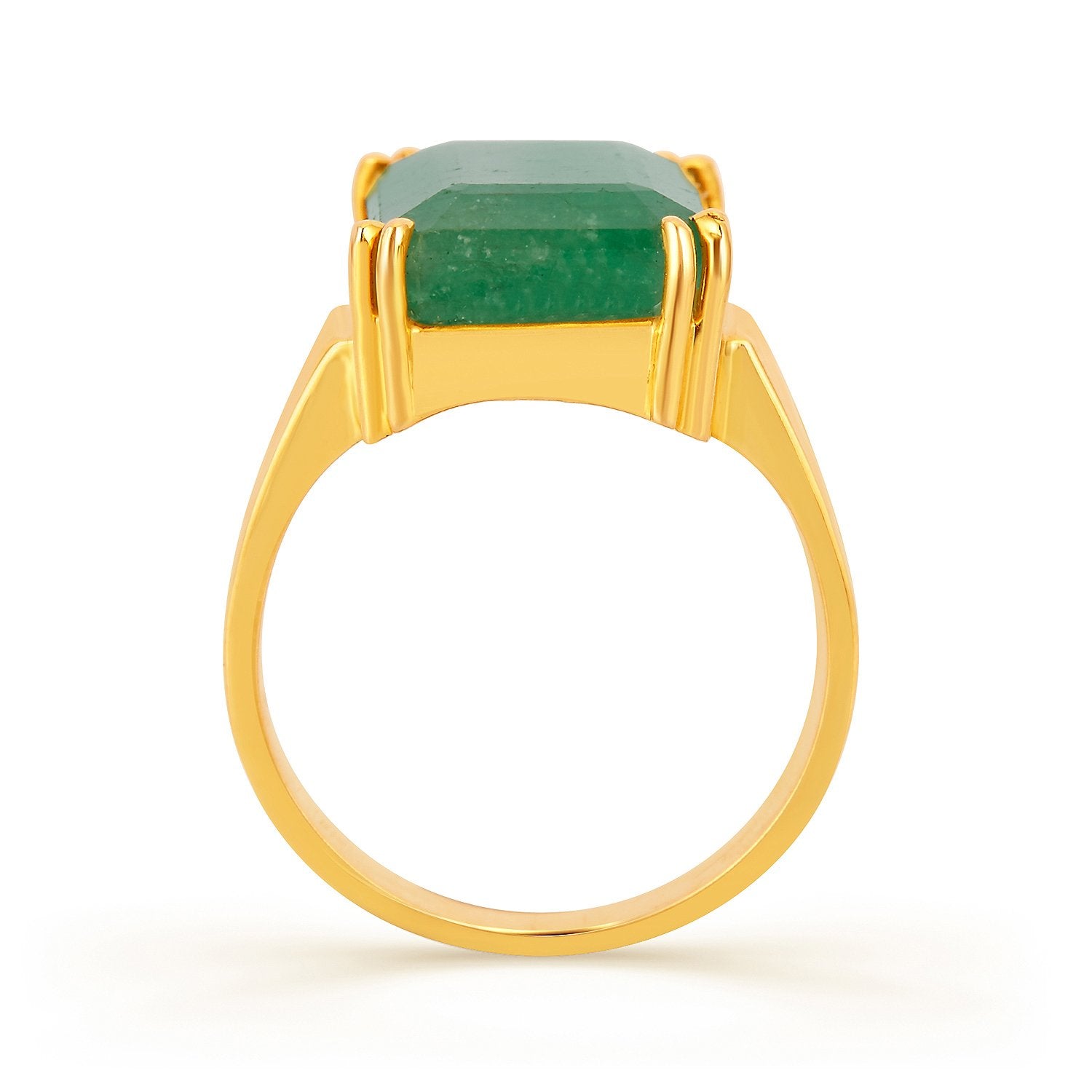 Stellar Emerald (Panna) gold ring 3
