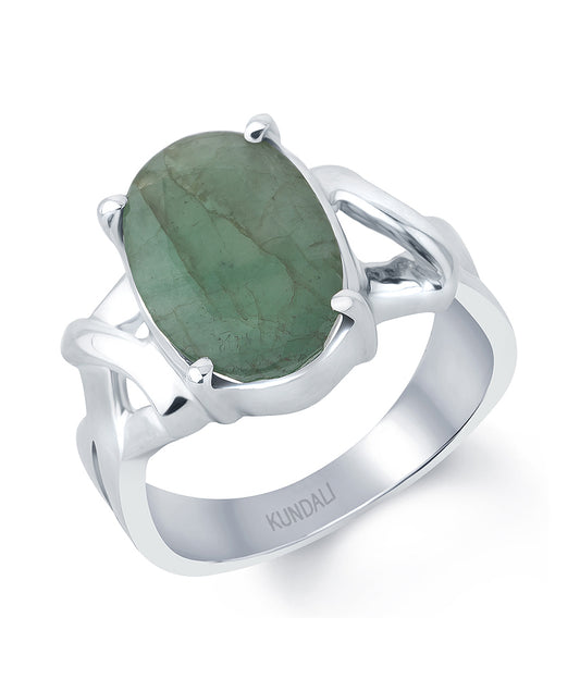 Marvel Emerald (Panna) silver ring 1