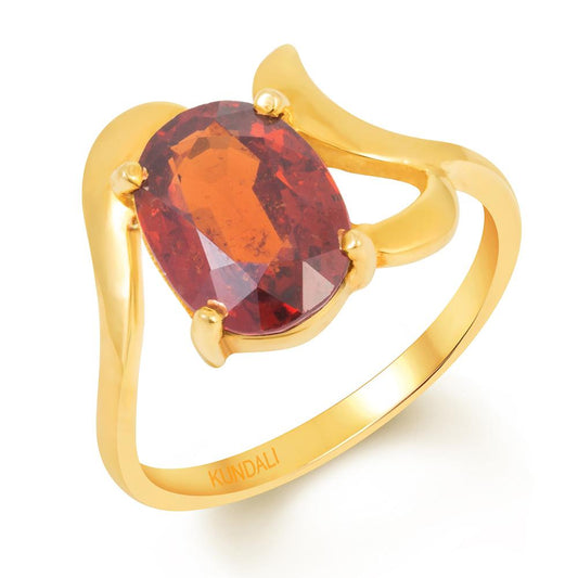 Sublime Garnet (Gomed) gold ring 1
