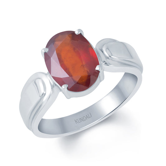 Timeless Garnet (Gomed) silver ring 1