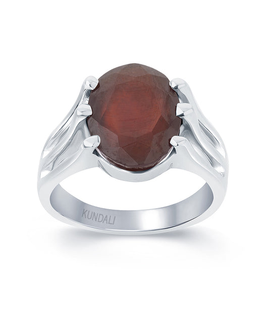 Wonder Garnet (Gomed) silver ring 2