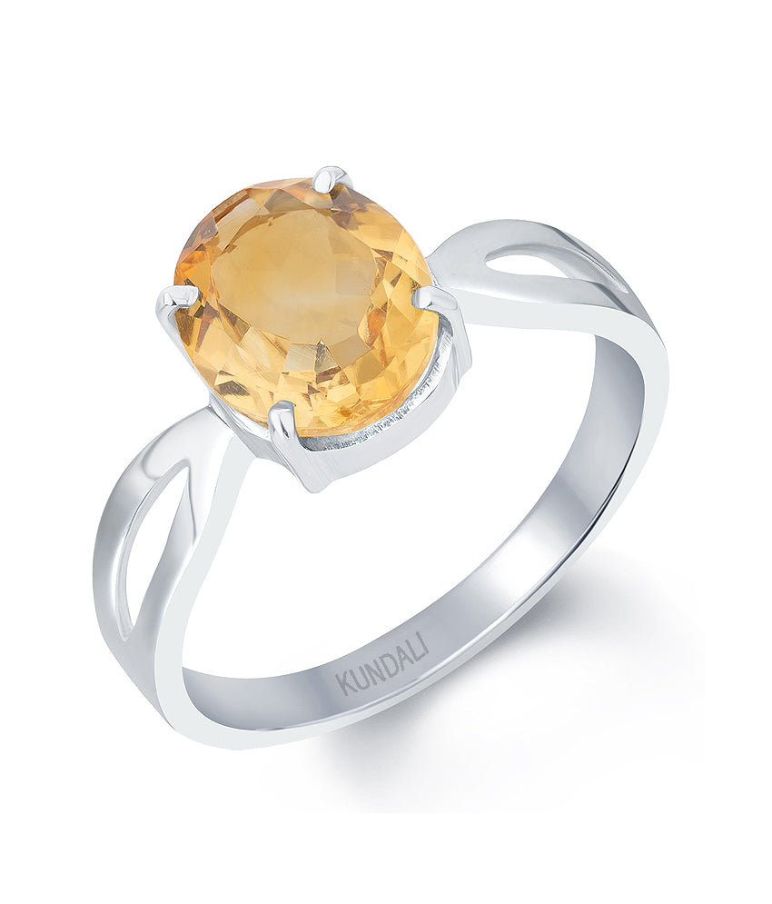 Grace Golden Topaz (Sunela) silver ring 1