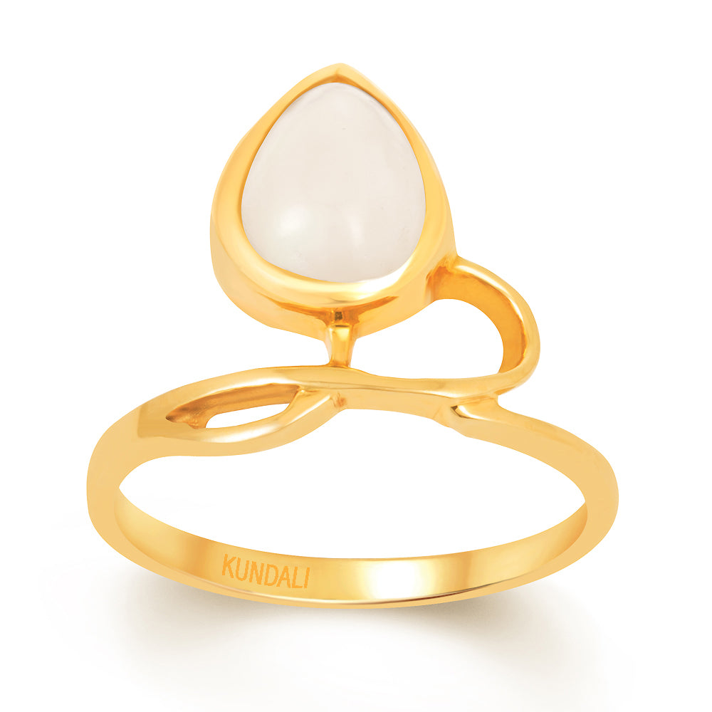 Chic Opal gold ring 2