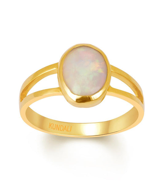 Nova Opal gold ring 2