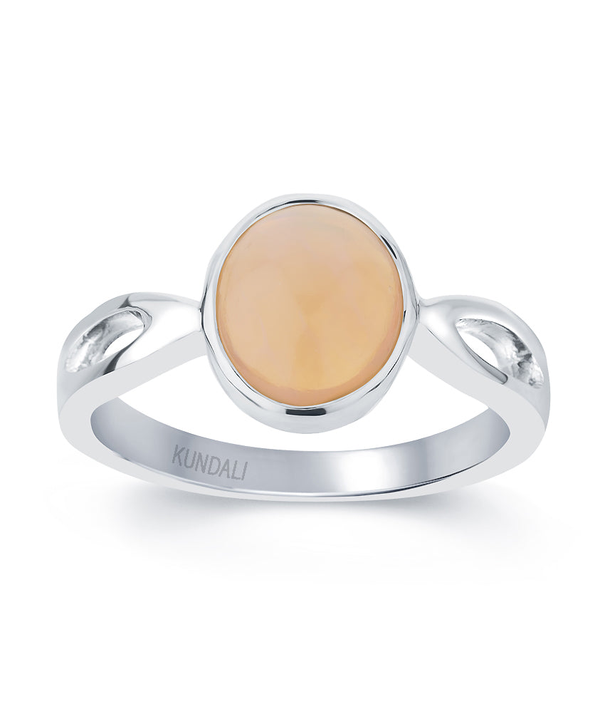 Diana Opal silver ring 2