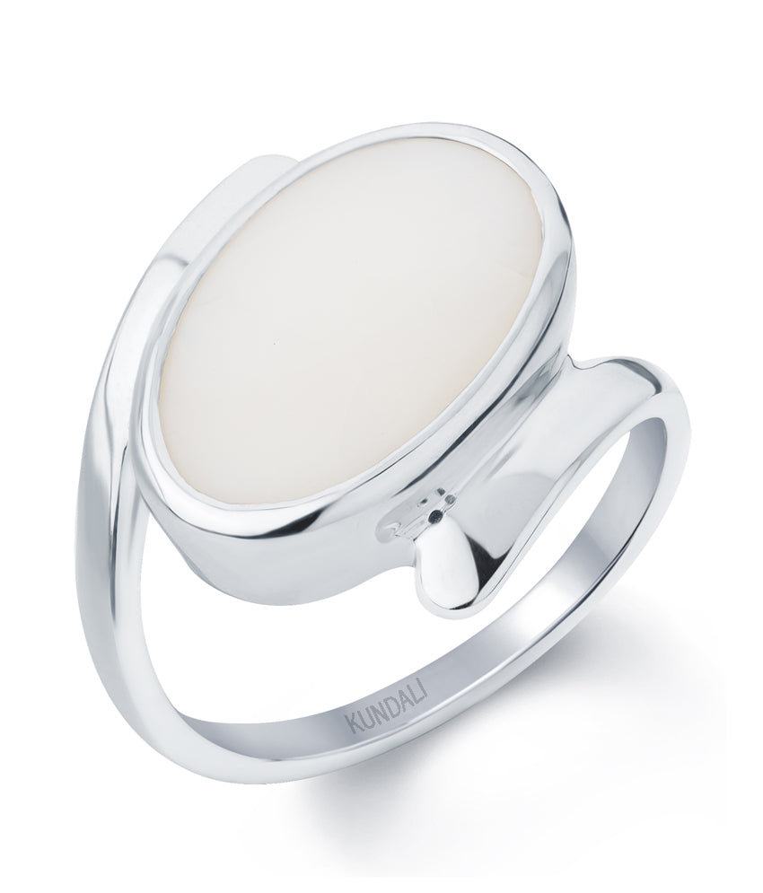 Dreamy Opal silver ring 2