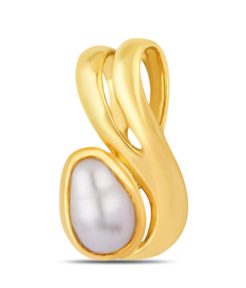 Ivy Pearl (Moti) gold pendant 1

