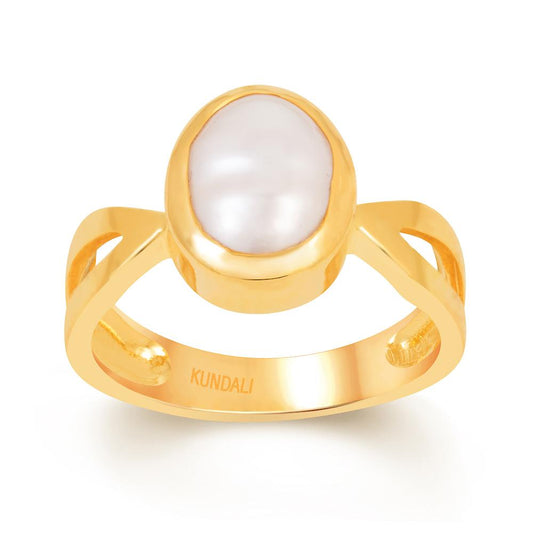 Grace Pearl (Moti) gold ring 2
