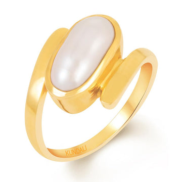 Dreamy Pearl (Moti) gold ring 1
