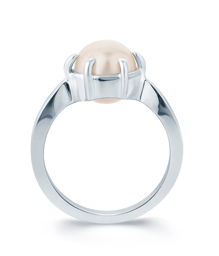 Grace Pearl (Moti) Silver  Ring 3