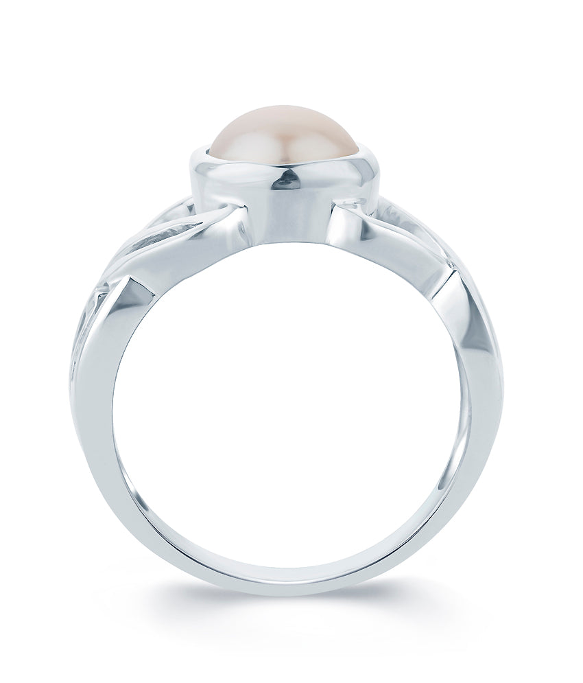 Glory Pearl (Moti) silver ring 3