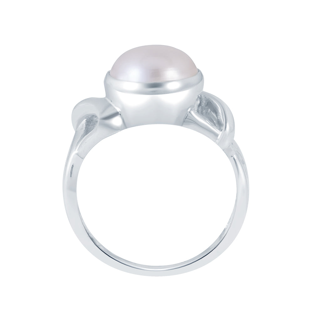 Vitality Pearl (Moti) silver ring 3