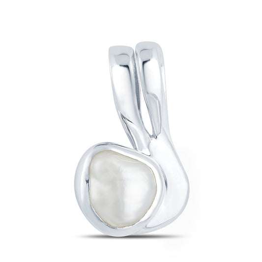 Ivy Pearl (Moti) silver pendant 1
