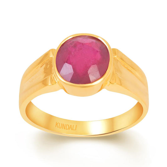 Roman Ruby (Manik) gold ring 2
