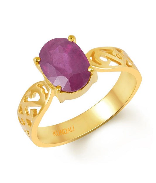 Miracle Ruby (Manik) gold ring 1
