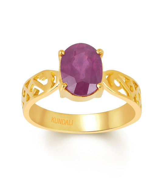 Miracle Ruby (Manik) gold ring 2
