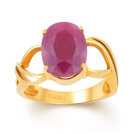 Rose Ruby (Manik) gold ring 2
