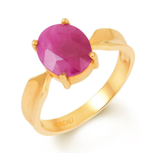 Classic Ruby (Manik) gold ring 1
