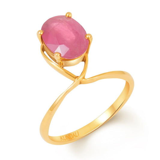 Princess Ruby (Manik) gold ring 1
