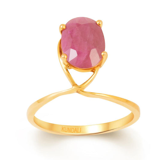 Princess Ruby (Manik) gold ring 2
