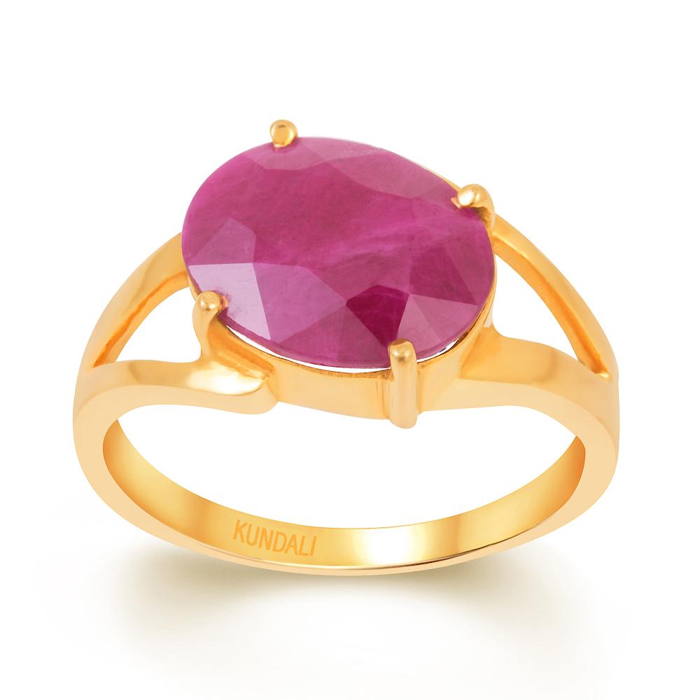 Reva Ruby (Manik) gold ring 2
