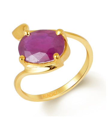 Arya Ruby (Manik) gold ring 1
