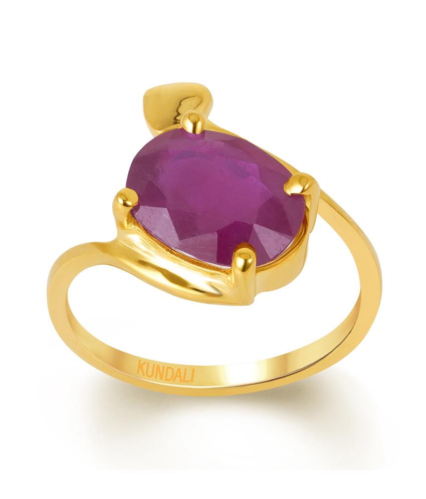 Arya Ruby (Manik) gold ring 2
