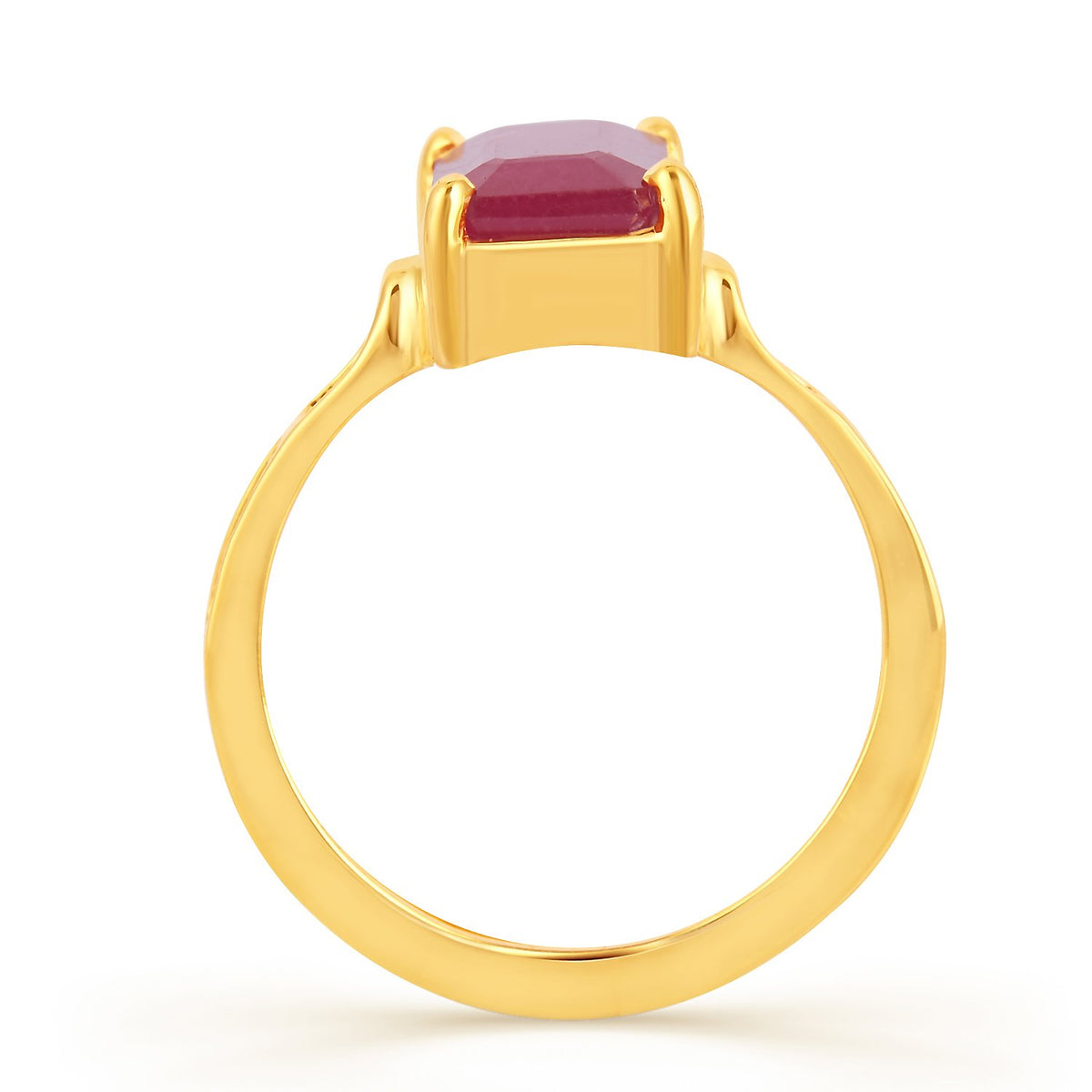 Duo Ruby (Manik) gold ring – Kundaligems.com