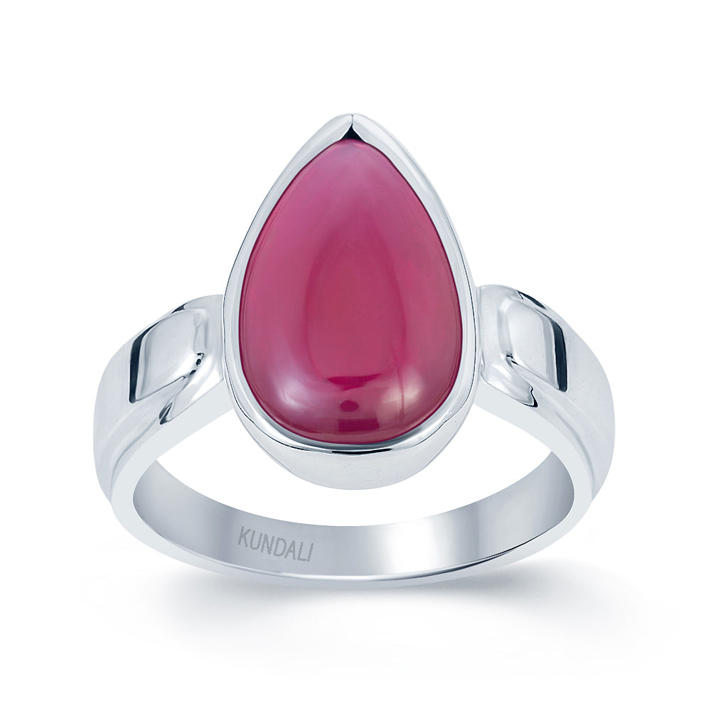 Timeless Ruby (Manik) silver ring 2