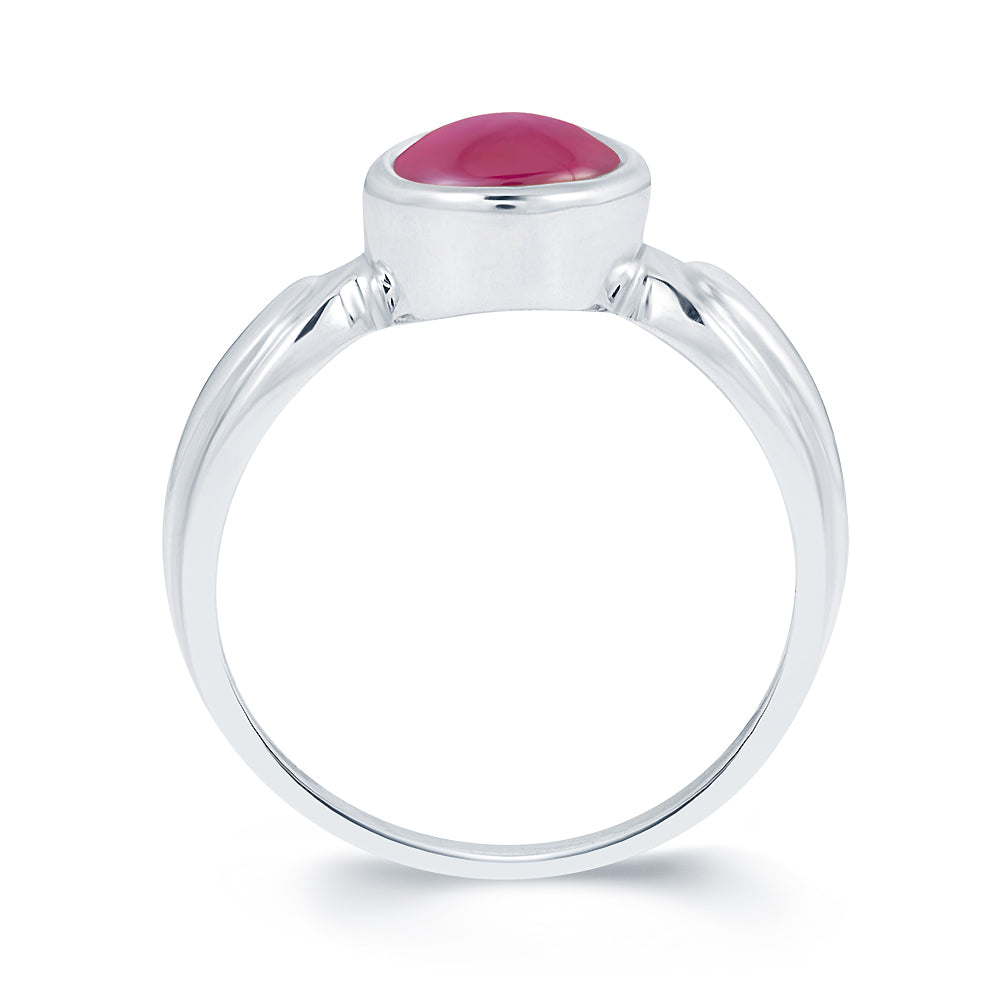 Timeless Ruby (Manik) silver ring 3