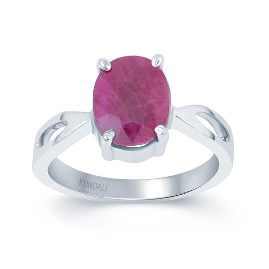 Grace Ruby (Manik) silver ring 2