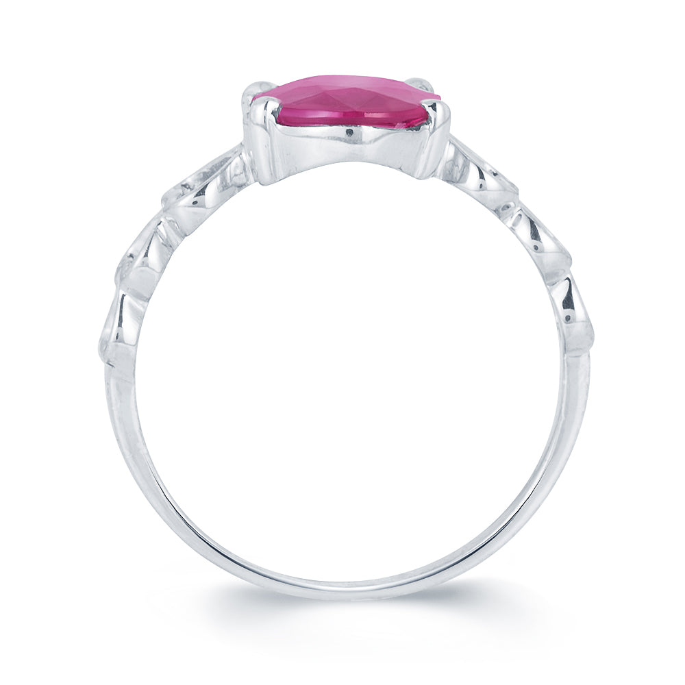 Angel Ruby (Manik) silver ring 3