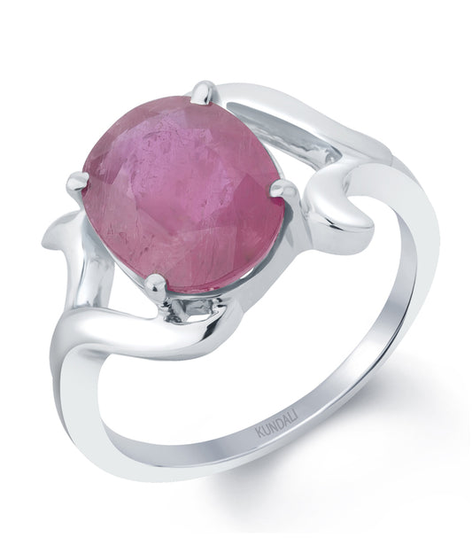 Joy Ruby (Manik) silver ring 1