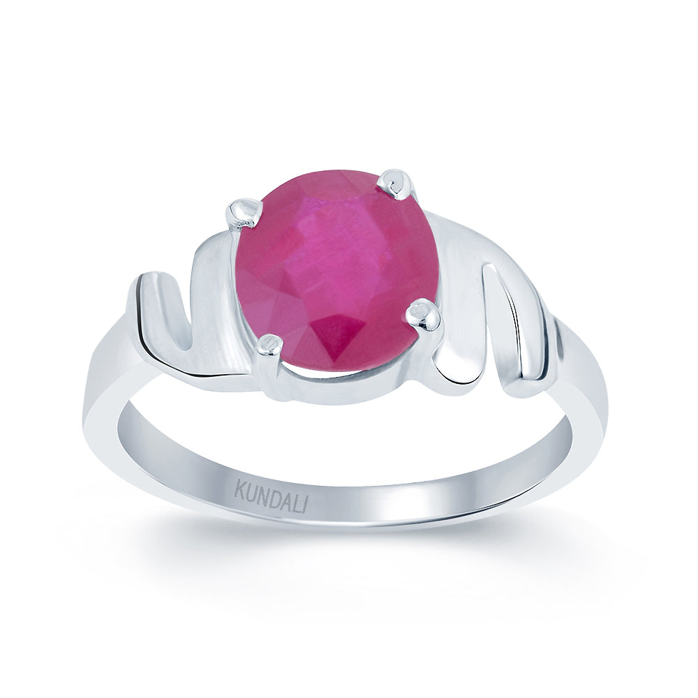 Promise Ruby (Manik) silver ring 2