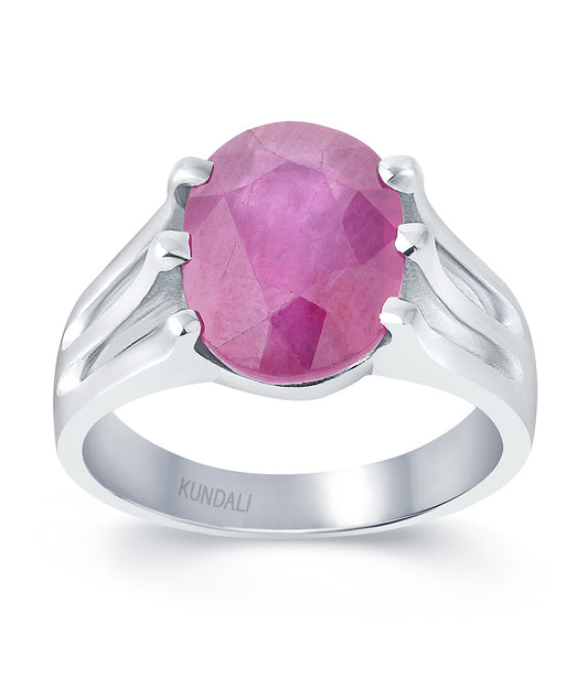 Wonder Ruby (Manik) silver ring 1