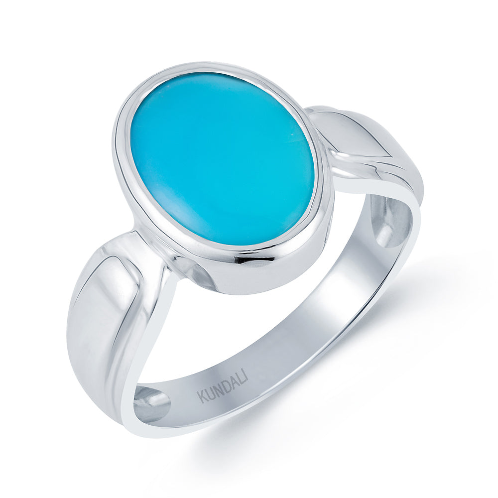 Timeless Turquoise (Firoza) silver ring 1